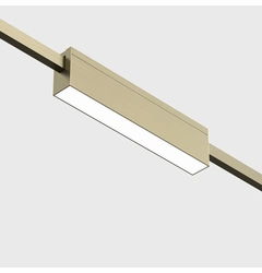 AIR_LINEA, L205mm, W25mm, H49mm, LED 5W, 3000К, опал/латунь (15.2050.5.930.BR)
