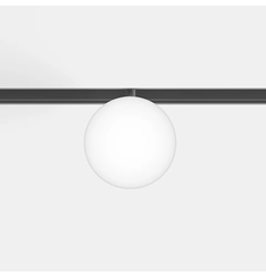IN_LINE SFERA, 2-х групний, ON/OFF, D100mm, LED 5W, 3000К, опаловий/чорний (06.1001.5.930.BK.2G)
