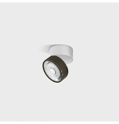 SOL SURF MINI, D75mm, H70mm, LED 7W, 4000K, білий/бронза (02.7526.7.940.WH/BZG)