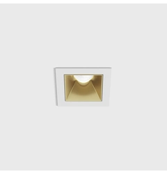 NANO S, L48мм, W48мм, H67мм, LED 8W 2700K, білий/латунь (01.3911.8.927.WH/BR)