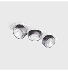 SOL IN MINI X3, L301mm, W111mm, H50mm, LED 3x7W, 3000K, білий/diamond black (01.7523.21.930.WH/DB)