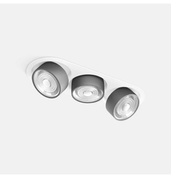 SOL IN MINI X3, L301mm, W111mm, H50mm, LED 3x7W, 3000K, білий/чорний (01.7523.21.930.WH/BK)