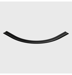 Вбудований радіальний кут PICO_LINE ARC R, R300mm, 408x408mm, H15mm, чорний (16.RC30.BK)