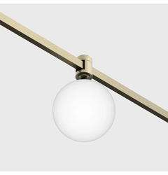 AIR_SFERA, D100mm, LED 4W, 3000K, DIM: DALI, 0-10V, опал/латунь (15.1001.4.930.BR)