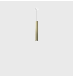 TUB S P 200 NANO, D30mm, H200mm, 8W LED, 50º, 3000K, IP20, латунь (03.0322.8.930.BR)
