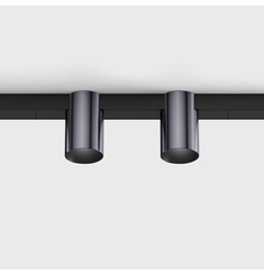 Світильник прожекторний MINI_LINE 42 TUB OUT, L150mm, D30mm, H49mm, LED 2×3.5W, 3000K, чорний/діамантово-чорний (07.2349.7.930.DB)