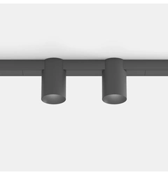 Світильник прожекторний MINI_LINE 42 TUB OUT, L150mm, D30mm, H49mm, LED 2×3.5W, 3000K, чорний (07.2349.7.930.BK)