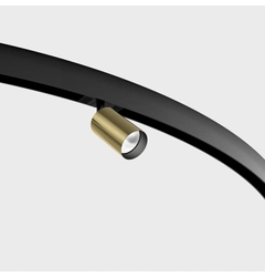 IN_RING TUB M A 90, D52mm, H90mm, LED 10.8W, 4000К, латунь/чорний (09.0591.13.940.BR/BK)
