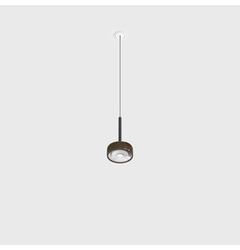 SOL MINI P NANO, D75mm, H135mm, 7W LED, 24°, 3000K, IP20, чорний/coffee (03.7532.7.930.BK/CFG)