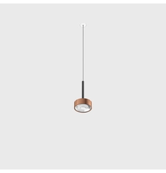 SOL MINI P NANO, D75mm, H135mm, 7W LED, 24°, 4000K, IP20, чорний/мідь (03.7531.7.940.BK/CP)