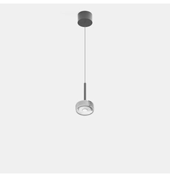 SOL MINI P, D75mm, H135mm, 7W LED, 24º, 4000K, IP20, чорний/хром (03.7530.7.940.BK/CRG)