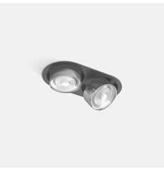 SOL IN MINI X2, L206mm, W111mm, H50mm, LED 2x7W, 4000K, чорний/хром (01.7522.14.940.BK/CR)