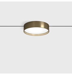 PICO_LINE DISK, D138mm, H34mm, LED 18W, 4000K, DIM, 24V, опаловий/латунь (16.0140.18.940.BR.DIM)