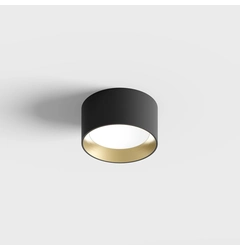 PRISMA M, D149mm, H80mm, LED 13W, 3000К, чорний/латунь (02.1580.13.930.BK/BR)