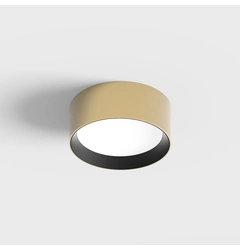 PRISMA L, D199mm, H80mm, LED 16W, 4000К, латунь/чорний (02.1980.16.940.BR/BK)