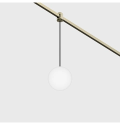 AIR_SFERA P, D100mm, LED 4W, 3000К, опал/латунь (15.1000.4.930.BR)