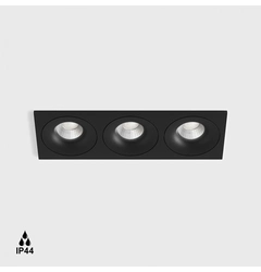 RIO F3, L284mm, W100mm, H56mm, LED 3х9W, 4000К, чорний (01.6480F3.30.940.BK)