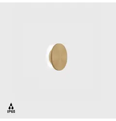 BUTTON RS, D150mm, sp 45mm, LED 8W, 3000K, світле золото (10.0150.8.930.CG)