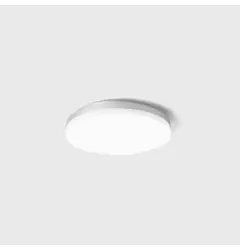 Світильник накладний FLAT R1, D220mm, h55mm, LED 15W/10W, 3000K/4000K, IP54, білий (02.2255.15.930/940.WH)