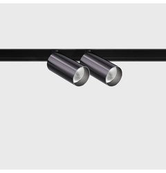 IN_LINE TUB S A 60 X2, D30mm, H60mm, L211mm, LED 2x4.5W, 3000К, diamond black (06.2301.14.930.DB)