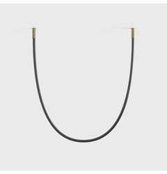 SNAKE, D32mm, h90mm, L2500mm, 40W LED, 3000К, латунь/чорний (25B.3210.40.930.BR)