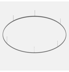 Підвісний радіальний трек IN_RING 500 48V. D5000mm, W30mm, H54mm, чорний (09.C500.BK)