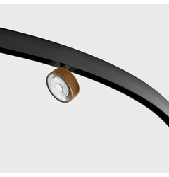 IN_RING SOL MINI, D75mm, H26mm, LED 6.3W, 3000К, coffee/чорний (09.7526.7.930.CFG/BK)