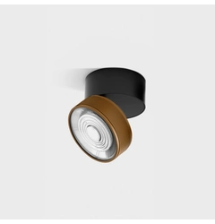 SOL SURF, D95mm, H78mm, LED 14W 4000K, чорний/coffee (02.9533.14.940.BK/CFG)