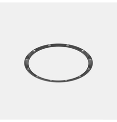 ORBITA M, D600mm, H50mm, LED 24W 4000K, білий/чорний (01.4960.30.940.BK)