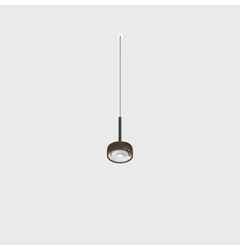 SOL MINI P NANO, D75mm, H135mm, 7W LED, 24°, 4000K, IP20, чорний/мідь (03.7531.7.940.BK/CPG)