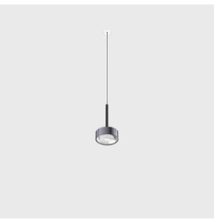 SOL MINI P NANO, D75mm, H135mm, 7W LED, 24°, 3000K, IP20, чорний/diamond black (03.7531.7.930.BK/DB)