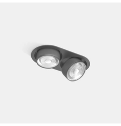 SOL IN MINI X2, L206mm, W111mm, H50mm, LED 2x7W, 3000K, чорний/чорний (01.7522.14.930.BK/BKG)