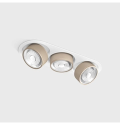 SOL IN MINI X3, L301mm, W111mm, H50mm, LED 3x7W, 4000K, білий/sahara beige (01.7523.21.940.WH/SBG)