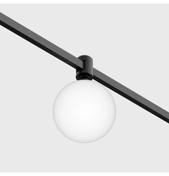AIR_SFERA, D100mm, LED 4W, 3000K, DIM: DALI, 0-10V, опал/чорний (15.1001.4.930.BK)