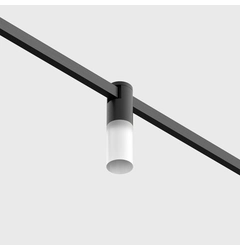AIR_TUB MAT, D30mm, H107mm, LED 4W, 3000K, DIM: DALI, 0-10V, опал/чорний (15.0301.4.930.BK)