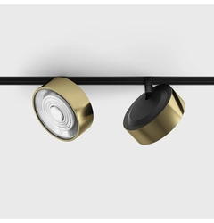 IN_LINE SOL, DALI 4x, D95mm, H33mm, LED 10.8W, 3000K, латунь/чорний (06.9533.14.930.BR/BK.DALI.4x)