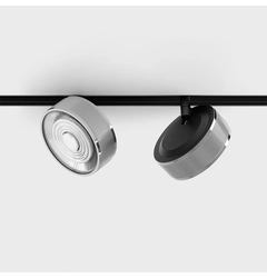 IN_LINE SOL, DALI 4x, D95mm, H33mm, LED 10.8W, 3000K, хром/чорний (06.9533.14.930.CRG/BK.DALI.4x)