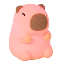 Настільна лампа з акумулятором для дітей Lucide PINCHA CAPYBARA 54500/01/38