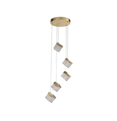 Люстра Searchlight CUBOID 33640-5SB