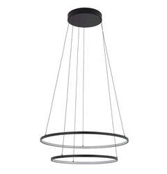 Люстра Nowodvorski Circolo Power 11647 LED 2x67W 3000K 3100Lm IP20 чорна