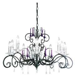 Люстра Elstead Amarilli AML10 BLK/SILVER