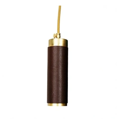 Підвісний світильник PikArt Leather ceiling 5213-1 brown