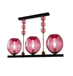 Люстра PikArt Colourglass UP 12101-3 pomegranate