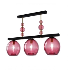 Люстра PikArt Colourglass Down 12101-4 pomegranate