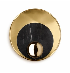 Настінний світильник Velar Marble 053045/300 bk-gd
