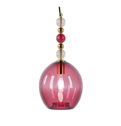 Люстра PikArt Colourglass Balls 5434-6 pomegranate