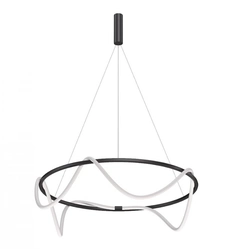 Світильник підвісний неоновий KLOODI KD-NEON RING 800 40W 4К BK