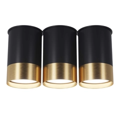 Точковий світильник Pikart BP BLACK/WHITE GOLD 25606-1