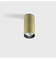 Накладний стельовий світильник TUB M S 110, D52мм, H110мм, CREE LED 9W, 250mA, 540lm, 4000K, 35°, CRI>90, 220V-240V, IP20, латунь