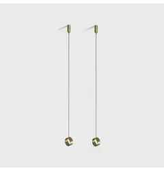 SNAKE suspension kit (2psc include), L 1500mm, d12mm, латунь/чорний